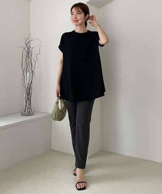 UNFILO 【15サイズ展開】BEAUTY MOVE スティックパンツ チャコール