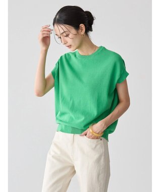 AMERICAN HOLIC フレンチスリーブニットプルオーバー Light Green
