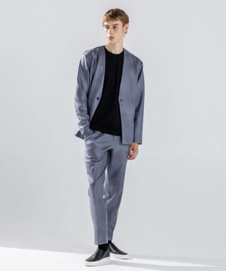 JOSEPH HOMME ハイゲージベアスムース　クルーネック長袖Ｔシャツ ブラック系