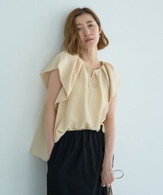 YECCA VECCA フレアブラウス Yellow