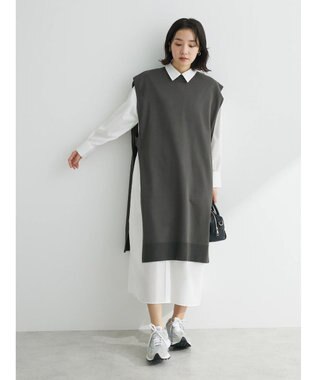 Green Parks アソートシャツワンピース Off White