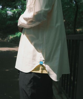 SHARE PARK MENS 【UVカット・撥水・ストレッチ】イージーデニムレギュラーカラーシャツ アイボリー系