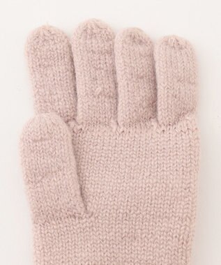 ANY KIDS パール リボン 手袋 ピンク
