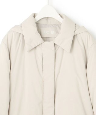 ICB 【WEB&一部店舗限定】ADSダウン ステンカラーコート トープ系