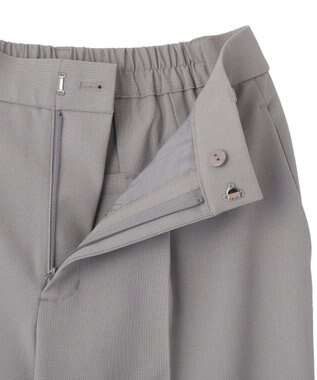 Green Parks きれシルストレートワイドパンツ Gray