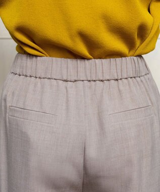 Tiaclasse 【新色追加・洗える】ストレートワイドパンツ モカ