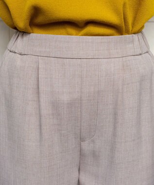 Tiaclasse 【新色追加・洗える】ストレートワイドパンツ モカ