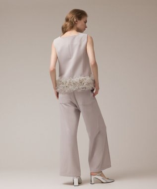 GRACE CONTINENTAL ワイドジャージパンツ グレー