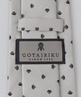 GOTAIRIKU GOTAIRIKU別注【日本製】シルク ネクタイ_オリジナル柄 ベージュ系8