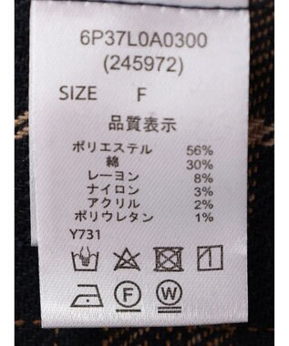 Green Parks ・ＥＬＥＮＣＡＲＥ　ＤＵＥ　シャギーチェックショートシャツ Navy