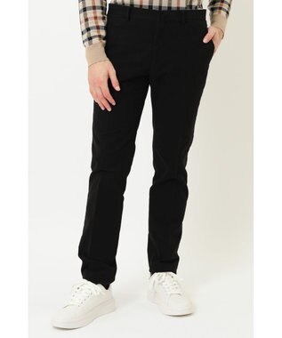DAKS ストレッチコットンパンツ ブラック