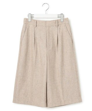 23区 S ヘリンボーンループツイード ハーフパンツ ベージュ系