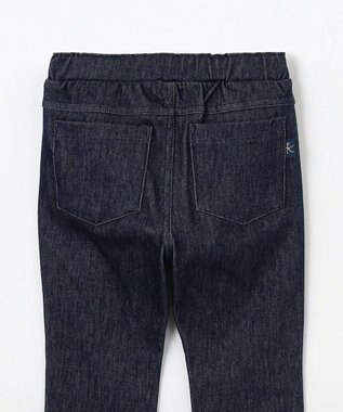 組曲 KIDS 【90-100㎝】ハートデニムニット パンツ ネイビー