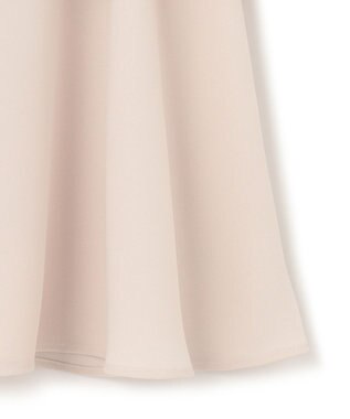 23区 【洗える】バックサテンアムンゼン フレンチスリーブ ブラウス ベージュ系