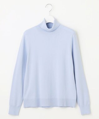 J.PRESS LADIES L 【ご好評につき新色追加！・WEB限定カラーあり・洗える】PRINCE タートルネック ニット サックスブルー系