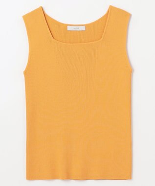 【洗濯機可/アンチピリング/UVカット】リブニットタンクトップ