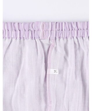 ワコール／睡眠科学 パジャマ 長袖 長ズボン 綿100%(本体) 二重ガーゼ 通気性 上下セット 前開き YDX570 睡眠科学／ワコール パープル