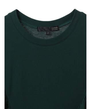 Green Parks ・ＳＵＧＡＲ　ＳＰＯＯＮ　ショルダー刺繍レースワンピース Green