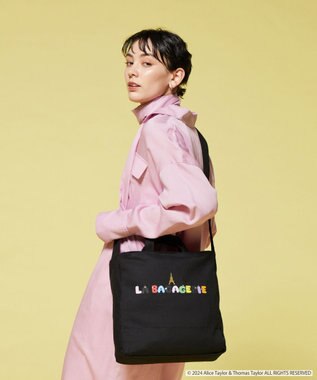 LA BAGAGERIE BARBAPAPA×LA BAGAGERIE   バーバパパコラボ　2WAYバッグ　M ブラック
