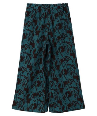 CRAFT STANDARD BOUTIQUE アートフラワーシャーリングパンツ Green