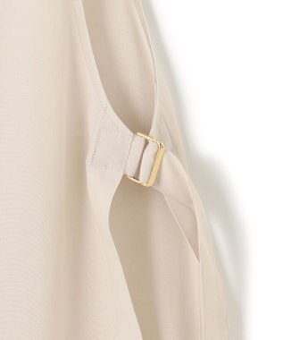 23区 【先行予約】ライトシアーマットクロス ノーカラー ジレ ベージュ系