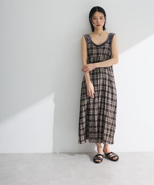 Green Parks Ｉ　ボリュームキャミワンピース Brown