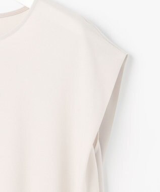 自由区 【WEB先行販売】ストレッチアムンゼンフレンチスリーブ カットソー ベージュ
