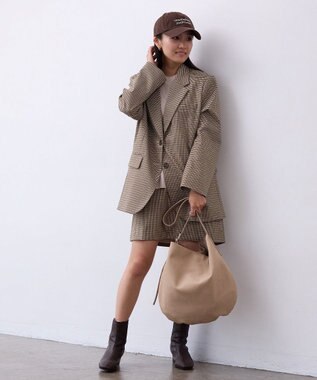 TOPKAPI 【TREASURE TOPKAPI】ラウンド ビッグ ショルダーバッグ ベージュ