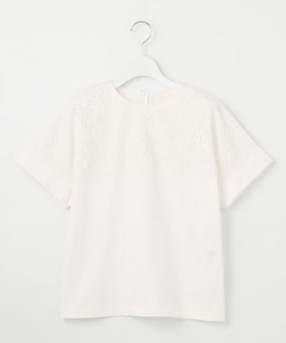 自由区 【洗える】レース Tシャツ オフ