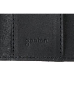 genten スマートウォレットⅡ 三連キーケース クロ
