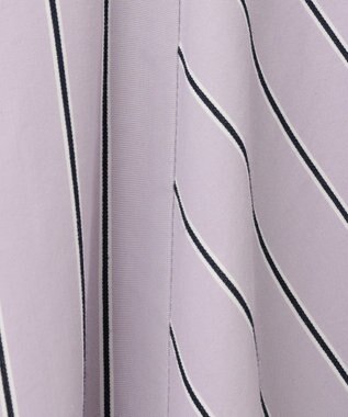 UNFILO ストライプスカート ライラック系1