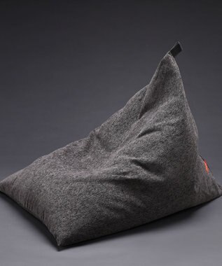 ビーズクッション tetra ソファー張り生地 シェニール ビーズクッション シルバー