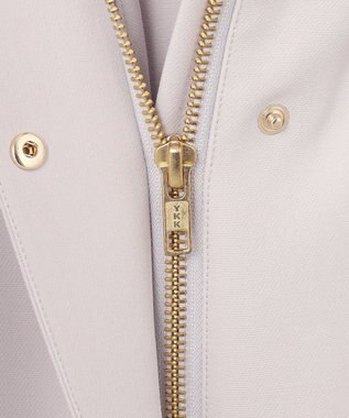 ANY SIS S 【洗える】フーデットロング アウター ライトグレー