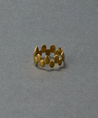 Phoebe 〈金属アレルギー対応〉オーバルリンクリング　ゴールド　ステンレス