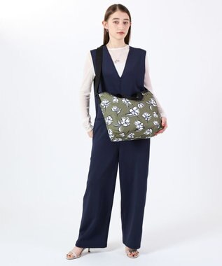 LeSportsac DELUXE EASY CARRY TOTE/オリーブフローラルシルエット オリーブフローラルシルエット
