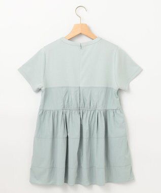 組曲 L 【接触冷感】ビスチェレイヤードTシャツ クリームミント系