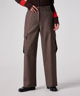 Paul Smith ストライプ ウール カーゴパンツ