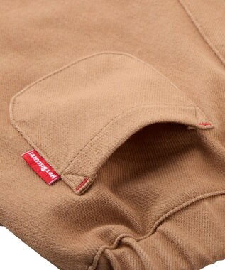 MIKI HOUSE HOT BISCUITS 【Everyday Series】ワンポイント ストレッチ10分丈パンツ ベージュ