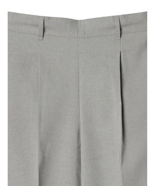 Green Parks 接触冷感　きれいシルエットパンツ（ワイド） Light Gray