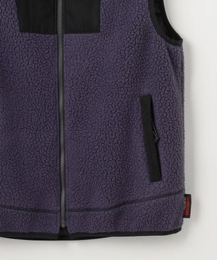 JOSEPH ABBOUD MOUNTAIN 【Eco素材/ライナードッキング対応】ポーラテック ボアフリース ベスト パープル系