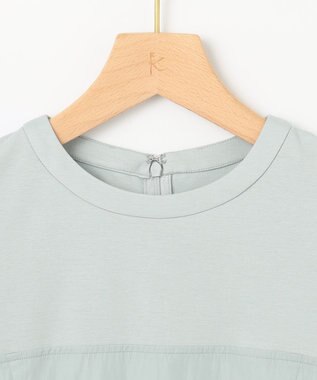 組曲 L 【接触冷感】ビスチェレイヤードTシャツ クリームミント系