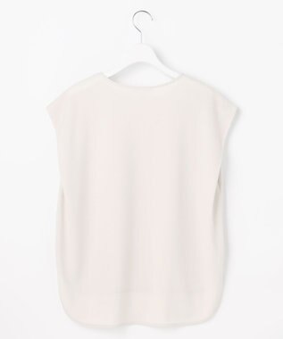 自由区 【WEB先行販売】ストレッチアムンゼンフレンチスリーブ カットソー ベージュ