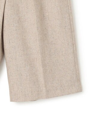 23区 S ヘリンボーンループツイード ハーフパンツ ベージュ系