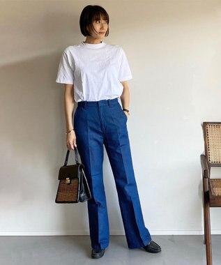 woadblue ＜坪田あさみさんコラボ＞LOTUS ロータス デニムパンツ