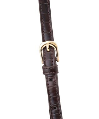 23区 【VERY掲載】エンボス ミニ ショルダーバッグ ダークブラウン系