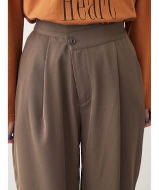 Green Parks ・ＥＬＥＮＣＡＲＥ　ＤＵＥ　ワイドパンツ Brown