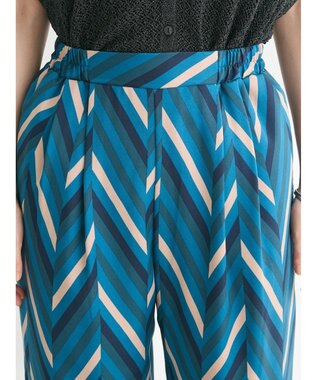 Green Parks イージー柄パンツⅢ Blue