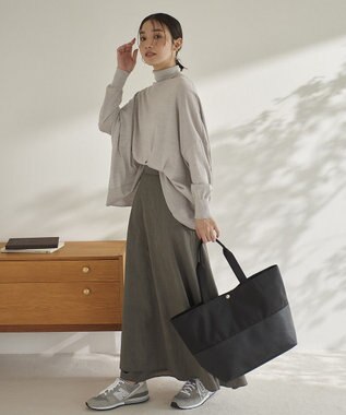 TOPKAPI 【Breath TOPKAPI】SCOTCH GRAIN スコッチグレイン マザーズバッグ バイカラー ビッグトートバッグ ブラック