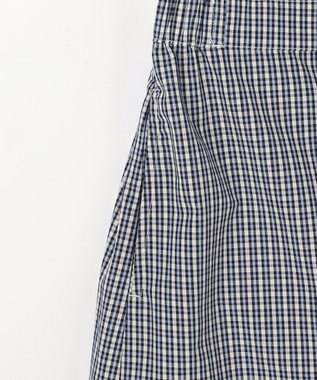 組曲 KIDS 【150-170㎝】 チェックプリーツ キュロット サックスブルー