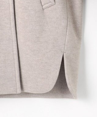 ANY L スタンドコクーンコート グレージュ